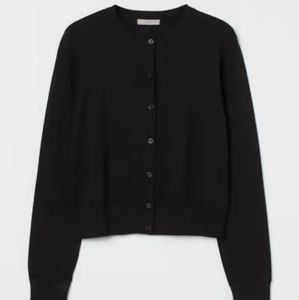 H&M Basics Black Cardigan